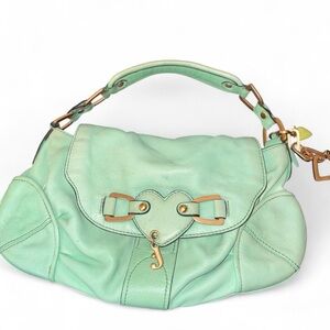 Juicy Couture Vintage 2000s Green leather handbag